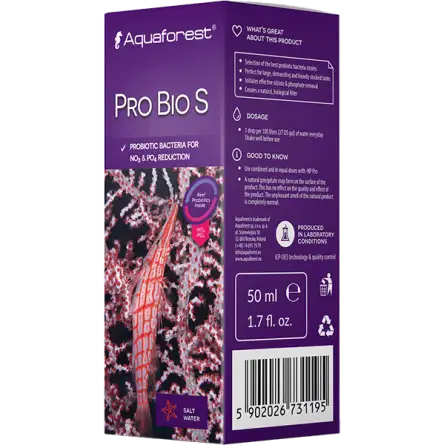 AQUAFOREST - Pro Bio S - 50ml - Éliminer les nitrates et phosphates