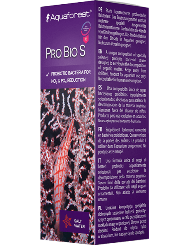 AQUAFOREST - Pro Bio S - 10ml - Éliminer les phosphates et nitrates