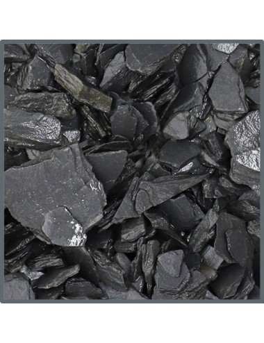 DUPLA - Ground Nature Black Chips 10/30mm - 5kg - Solo natural para aquários de água doce