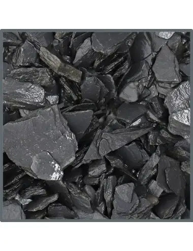 DUPLA - Ground Nature Black Chips 10/30mm - 5kg - Terra naturale per acquari d'acqua dolce