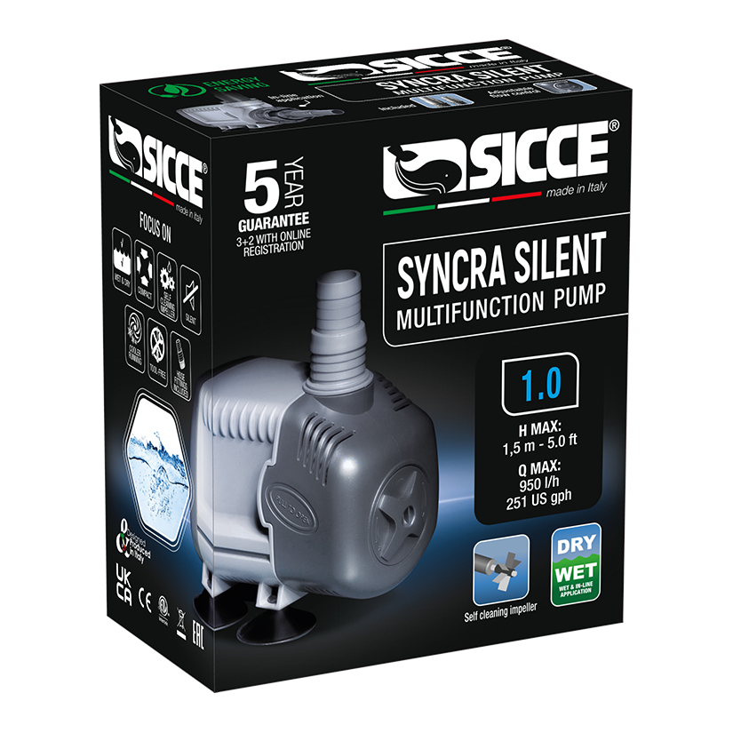 SICCE - Syncra SILENT 1.0 - Vodna črpalka 950 l/h