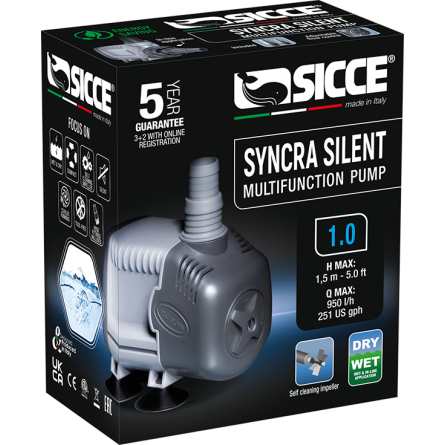 SICCE - Syncra SILENT 1.0 - Water pump 950 l/h