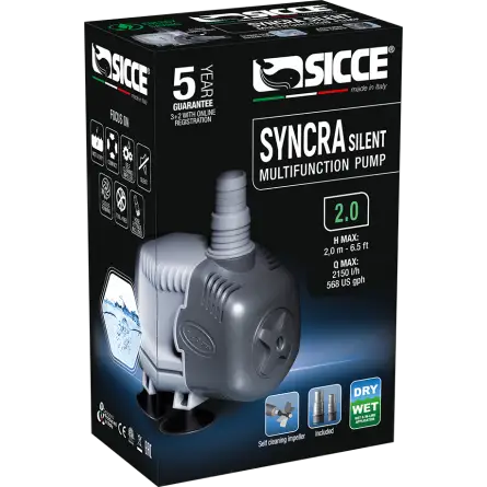 SICCE - Syncra SILENT 2.0 - Vodena pumpa 2150 l/h SICCE - Syncra SILENT 2.0 - Vodena pumpa 2150 l/h