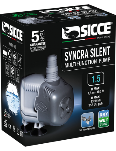 SICCE - Syncra SILENT 1.5 - Water pump 1350 l/h