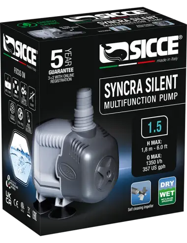 SICCE - Syncra SILENT 1.5 - Water pump 1350 l/h