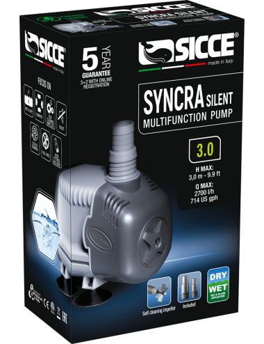 SICCE - Syncra SILENT 3.0 - Bomba de água 2700 l/h