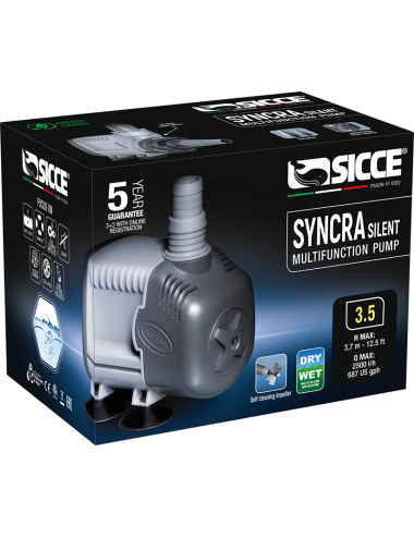 SICCE - Syncra SILENT 3.5 - Bomba de água 2500 l/h