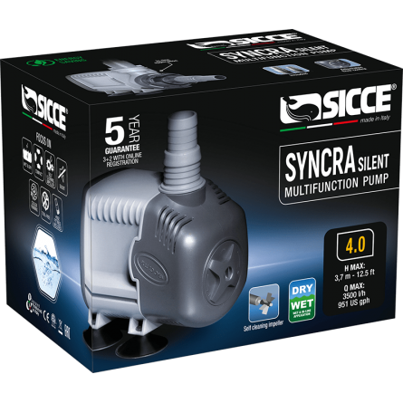 SICCE - Syncra SILENT 4.0 - Wasserpumpe 3500 l/h SICCE - Syncra SILENT 4.0 - Wasserpumpe 3500 l/h