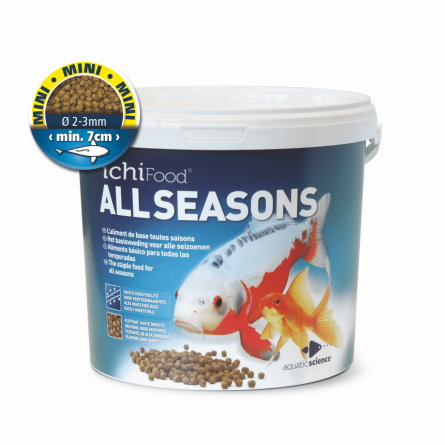 ICHIPOND - All Seasons Mini 2/3mm - 1kg - Mangime per pesci da laghetto