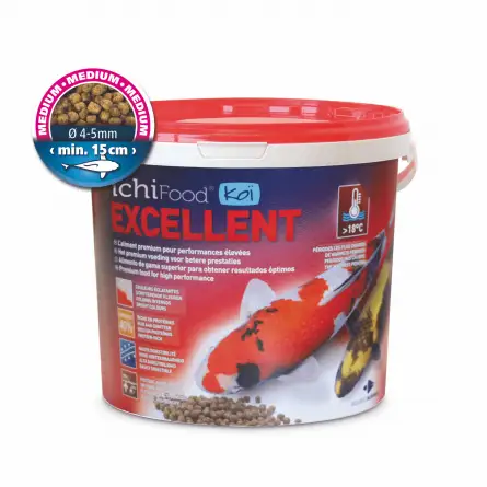 ICHIPOND - Excellent Medium 4/5mm - 1kg - Premium food for koi ICHIPOND - Excellent Medium 4/5mm - 1kg - Premium food for koi