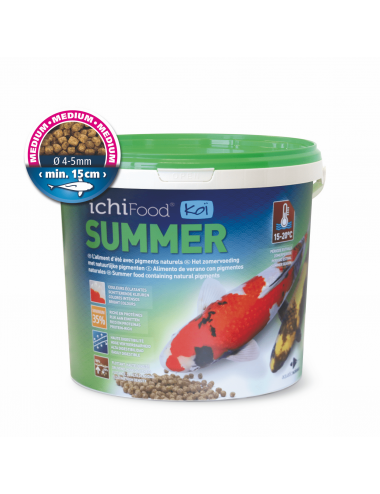 ICHIPOND - Koi Summer 4/5mm - 1kg - Alimento premium para koi