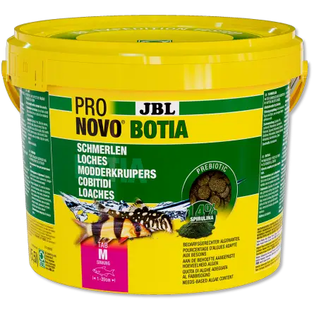 JBL - Pronovo Botia - Tab M - 5500 ml - Food tablet for loaches from 1 to 20 cm JBL - Pronovo Botia - Tab M - 5500 ml - Food tablet for loaches from 1 to 20 cm