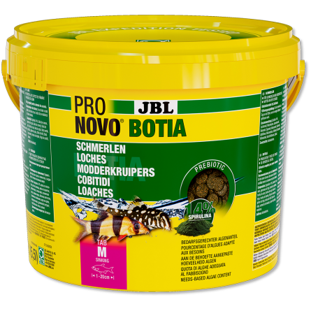 JBL - Pronovo Botia - Tab M - 5500 ml - Tableta za hranu za vijune od 1 do 20 cm JBL - Pronovo Botia - Tab M - 5500 ml - Tableta za hranu za vijune od 1 do 20 cm