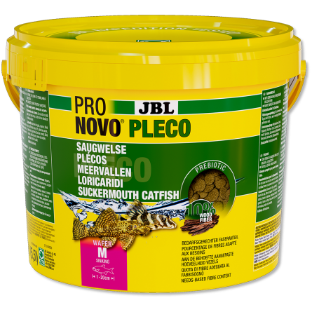 JBL - Oblea Pronovo Pleco - M - 5500 ml - Tabletas para locáridos herbívoros de 1 a 20 cm JBL - Oblea Pronovo Pleco - M - 5500 ml - Tabletas para locáridos herbívoros de 1 a 20 cm