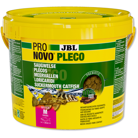 JBL - Pronovo Pleco wafer - M - 5500 ml - Tablettes pour locaridés herbivores de 1 à 20 cm