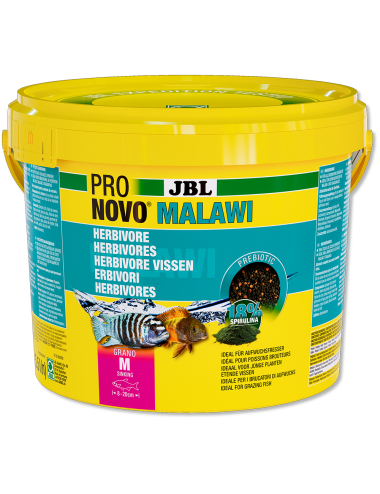 JBL - Pronovo Malawi M - 5500 ml - Aliment pour Cichlidés herbivores