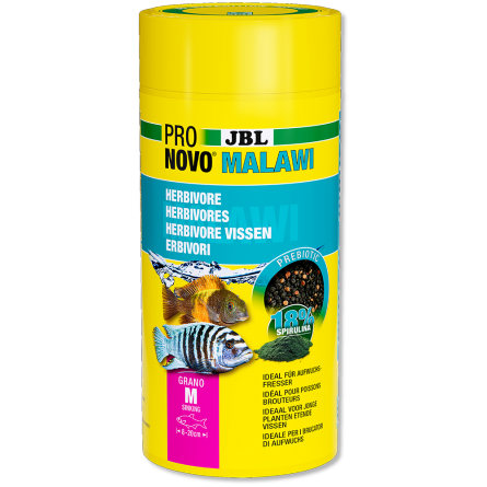 JBL - Pronovo Malawi M - 1000 ml - Aliment pour Cichlidés herbivores