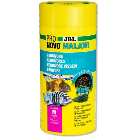JBL - Pronovo Malawi M - 1000 ml - Voer voor herbivore cichliden JBL - Pronovo Malawi M - 1000 ml - Voer voor herbivore cichliden