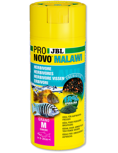 JBL - Pronovo Malawi M Click - 250 ml - Voer voor herbivore cichliden