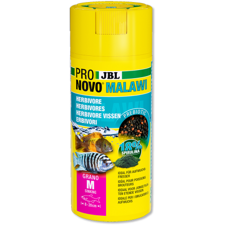 JBL - Pronovo Malawi M Click - 250 ml - Aliment pour Cichlidés herbivores