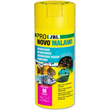 JBL - Pronovo Malawi M Click - 250 ml - Aliment pour Cichlidés herbivores JBL - Pronovo Malawi M Click - 250 ml - Aliment pour Cichlidés herbivores