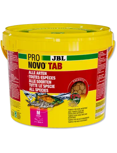 JBL - Pronovo Tab - M - 5500 ml - Futtertabletten für Fische von 1 bis 20 cm