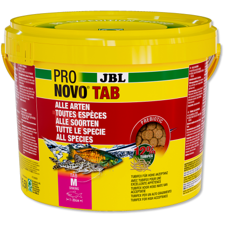 JBL - Pronovo Tab - M - 5500 ml - Tablettes alimentaires pour poissons de 1 à 20 cm