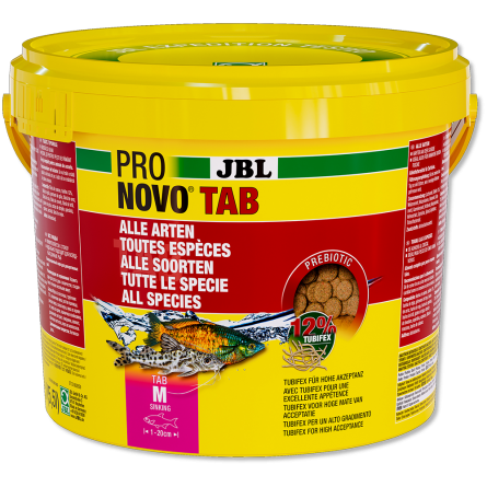 JBL - Pronovo Tab - M - 5500 ml - Tablettes alimentaires pour poissons de 1 à 20 cm JBL - Pronovo Tab - M - 5500 ml - Tablettes alimentaires pour poissons de 1 à 20 cm