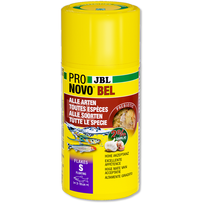JBL - Pronovo bel Flackes S - 100ml - Aliment en flocons pour poissons de 3 à 10 cm
