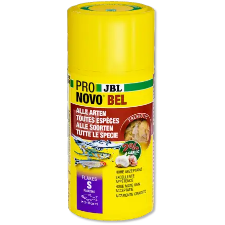 JBL - Pronovo bel Flackes S - 100ml - Aliment en flocons pour poissons de 3 à 10 cm JBL - Pronovo bel Flackes S - 100ml - Aliment en flocons pour poissons de 3 à 10 cm
