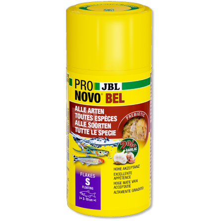 JBL - Pronovo bel Flackes S - 100ml - Aliment en flocons pour poissons de 3 à 10 cm JBL - Pronovo bel Flackes S - 100ml - Aliment en flocons pour poissons de 3 à 10 cm