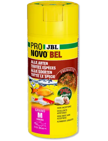 JBL - Pronovo bel Grano M Click - 250 ml - Granulirana hrana za ribe od 8 do 20 cm