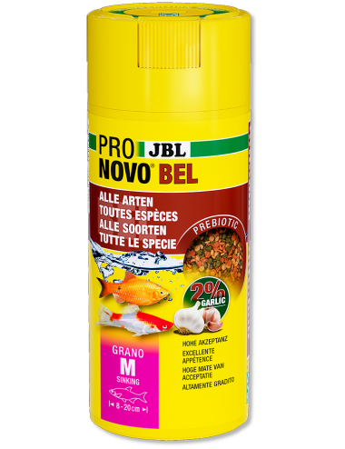 JBL - Pronovo bel Grano M Click - 250 ml - Korrelig voer voor vissen van 8 tot 20 cm
