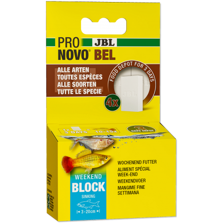 JBL - Pronovo Bel Weekend - Futterblock für Süßwasserfische