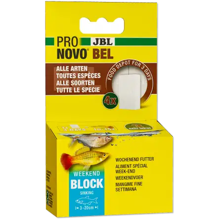 JBL - Vikend Pronovo Bel - Prehranski blok za sladkovodne ribe JBL - Vikend Pronovo Bel - Prehranski blok za sladkovodne ribe