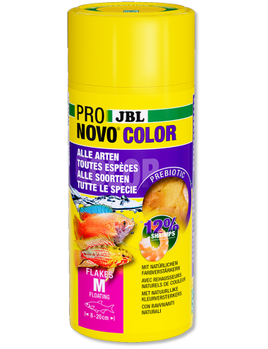 JBL - Pronovo Color Flackes M - 250ml - Fiocchi colorati speciali per pesci