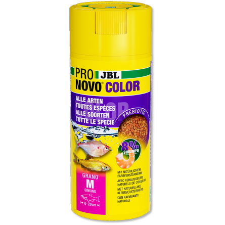 JBL - Pronovo Color Grano M - 250ml - Spezielles Farbgranulat für Fische JBL - Pronovo Color Grano M - 250ml - Spezielles Farbgranulat für Fische