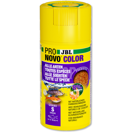 JBL - Pronovo Color Grano S - 100ml - Spezielles Farbgranulat für Fische JBL - Pronovo Color Grano S - 100ml - Spezielles Farbgranulat für Fische