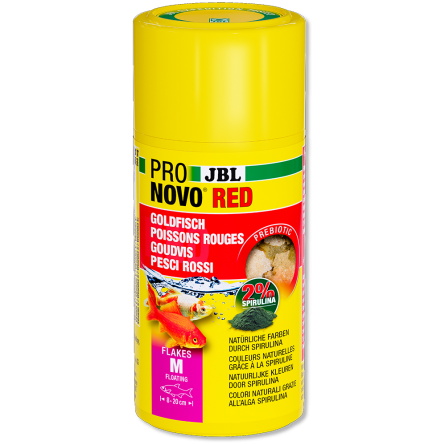 JBL - Pronovo Red Flackes M - 100 ml - Flocons pour poissons rouges de 8 à 20 cm
