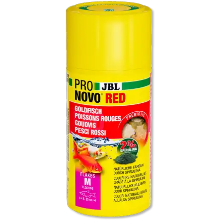 JBL - Pronovo Red Flakes M - 100 ml - Flocos para peixinhos dourados de 8 a 20 cm JBL - Pronovo Red Flakes M - 100 ml - Flocos para peixinhos dourados de 8 a 20 cm