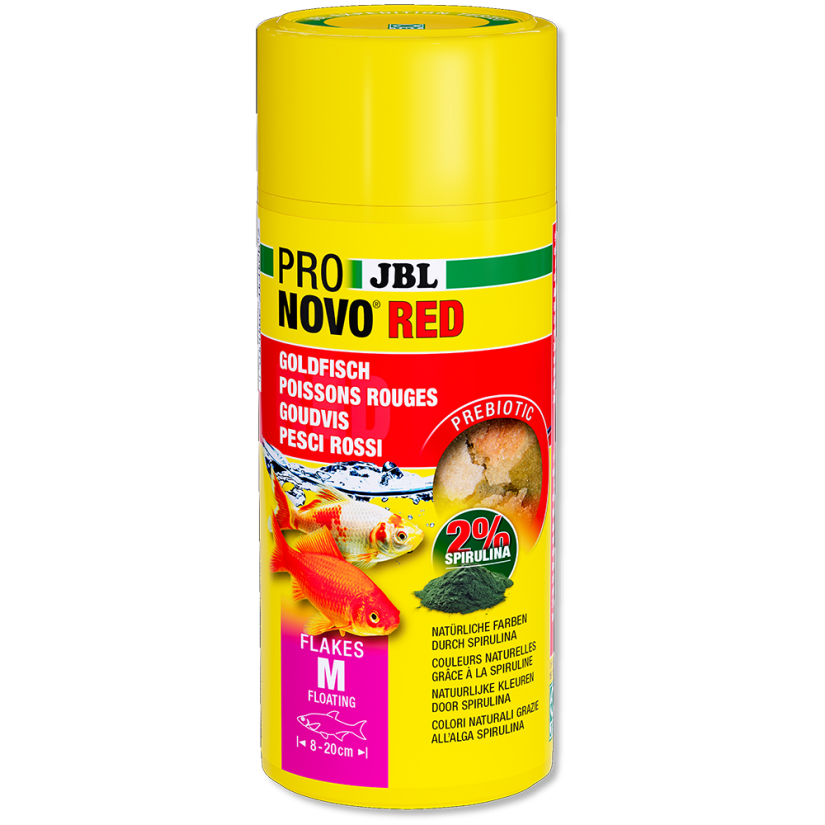 JBL - Pronovo Red Flakes M - 250 ml - Flocken für Goldfische von 8 bis 20 cm