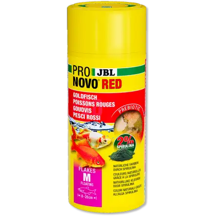 JBL - Pronovo Red Flackes M - 250 ml - Flocons pour poissons rouges de 8 à 20 cm JBL - Pronovo Red Flackes M - 250 ml - Flocons pour poissons rouges de 8 à 20 cm