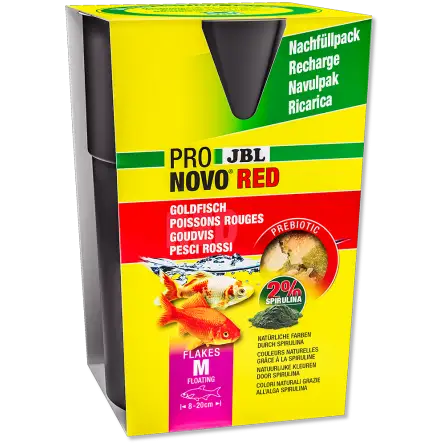 JBL - Pronovo Red Flackes M - 750 ml - Flocons pour poissons rouges de 8 à 20 cm JBL - Pronovo Red Flackes M - 750 ml - Flocons pour poissons rouges de 8 à 20 cm