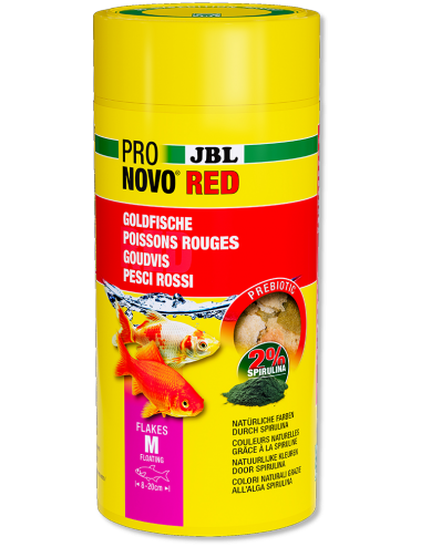JBL - Pronovo Red Flakes M - 1000 ml - Pahuljice za zlatne ribice od 8 do 20 cm