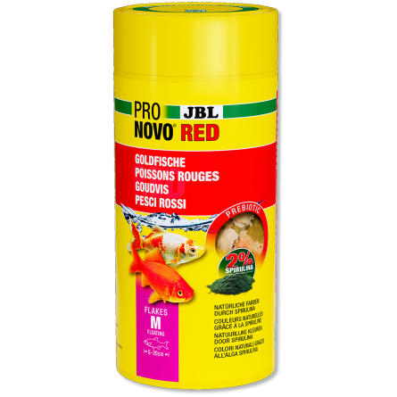 JBL - Pronovo Red Flackes M - 1000 ml - Copos para carpas doradas de 8 a 20 cm