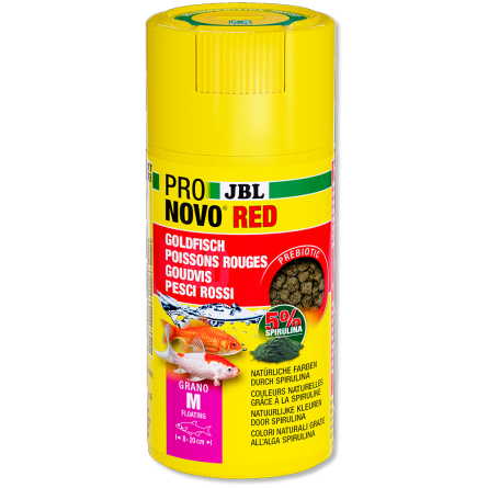 JBL - Pronovo Red Grano M - 100 ml - Gránulos para carpas doradas de 8 a 20 cm