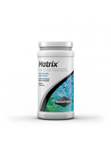 SEACHEM - Matrix 250ml - Filtração biológica para eliminação de nitratos, nitritos e amônia
