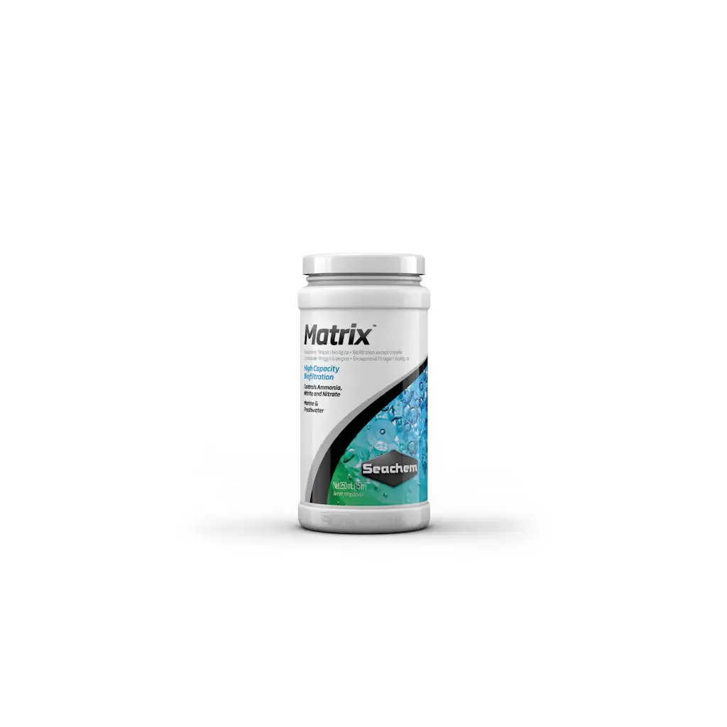 SEACHEM – Matrix 250 ml – Biologische Filterung zur Beseitigung von Nitraten, Nitriten und Ammoniak