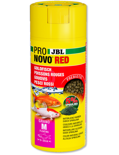 JBL - Pronovo Red Grano M - 250 ml - Granule za zlatne ribice od 8 do 20 cm