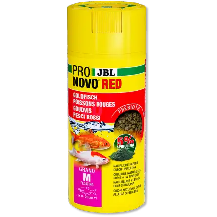 JBL - Pronovo Red Grano M - 250 ml - Grânulo para peixinhos dourados de 8 a 20 cm JBL - Pronovo Red Grano M - 250 ml - Grânulo para peixinhos dourados de 8 a 20 cm